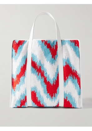 Missoni - Canvas-trimmed Terry-jacquard Tote - White - One size