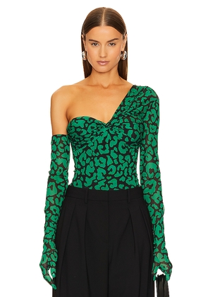 Michael Costello x REVOLVE Nobu Bodysuit in Green. Size M. Also in S, XS, XXS.