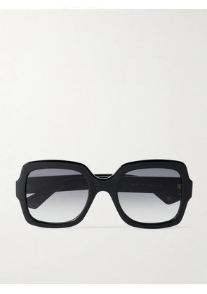 GUCCI EYEWEAR - Square-frame Acetate Sunglasses - Black - One size