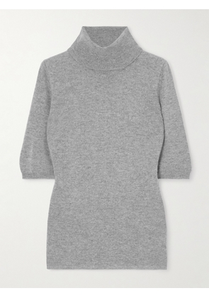 Allude - Cashmere Turtleneck Sweater - Gray - x small,small,medium,large,x large