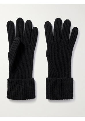 Arch4 - Juliann Ribbed Cashmere Gloves - Black - One size