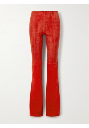 STOULS - Gégé Suede Flared Pants - xx small,x small,small,medium,large,x large