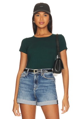 Michael Lauren Tucker Fitted Tee in Dark Green. Size M. Also in S, XS, XL.