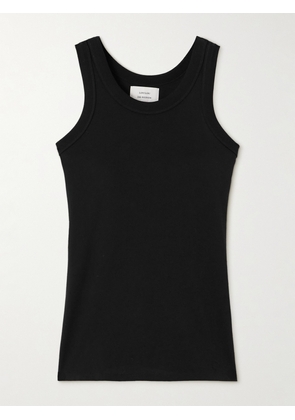 Loulou de Saison - Poso Supima Cotton-jersey Tank Top - Black - x small,small,medium,large,x large