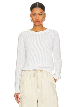 One Grey Day Raleigh Pullover in White. Size L. Also in S, XS.