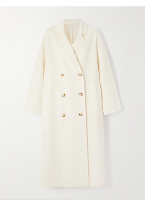 Loulou de Saison - Borneo Double-breasted Wool And Cashmere-blend Coat - Ivory - FR 34,FR 36,FR 38,FR 40,FR 42