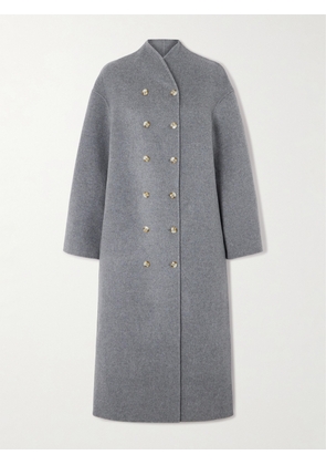 Loulou de Saison - Amory Double-breasted Wool And Cashmere-blend Coat - Gray - FR 34,FR 36,FR 38,FR 40,FR 42