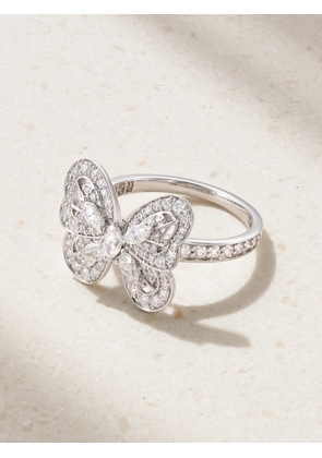 De Beers - Portraits Of Nature Butterfly 18-karat White Gold Diamond Ring - 52