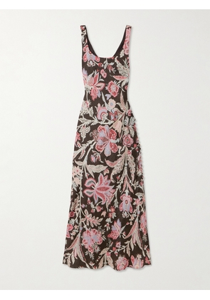 ALIX OF BOHEMIA - Adele Floral-print Silk Maxi Dress - Multi - x small,small,medium,large,x large