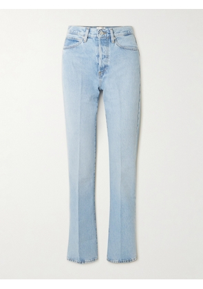 FRAME - The Vertical High-rise Straight-leg Jeans - Blue - 23,24,25,26,27,28,29,30,31,32