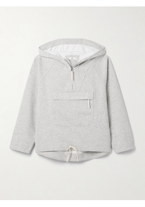 Co - Cotton And Tencel™-blend Jersey Hoodie - Gray - x small,small,medium,large,x large