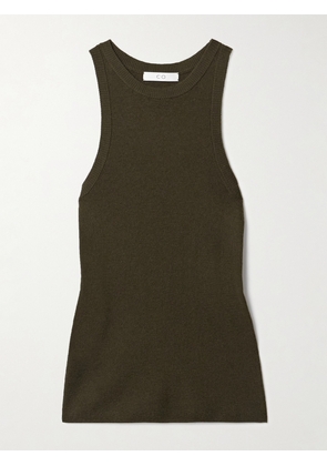 Co - Cashmere Tank - Green - xx small,x small,small,medium,large,x large