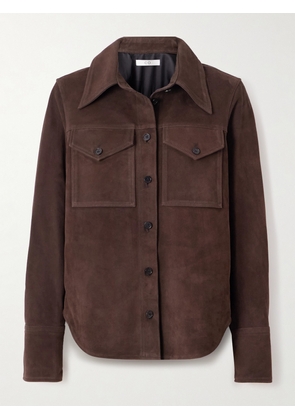 Co - Suede Shirt - Brown - x small,small,medium,large,x large