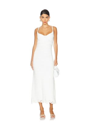 LPA Ameri Maxi Dress in White. Size L. Also in M.