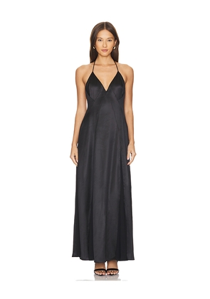 Line & Dot Dreaming Maxi Dress in Black. Size L. Also in XL.