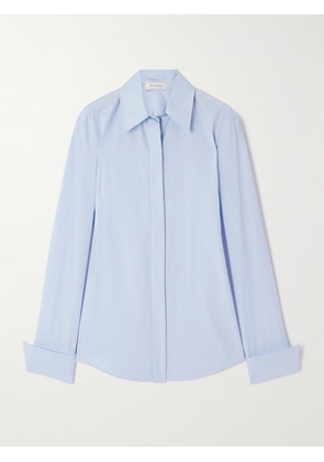 Sportmax - Cotton-poplin Shirt - Blue - UK 4,UK 6,UK 8,UK 10,UK 12,UK 14,UK 16