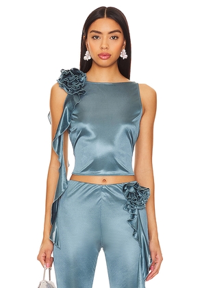 Lovers and Friends Giulia Top in Blue. Size M. Also in S, XL.