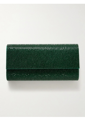 Judith Leiber Couture - Perry Crystal-embellished Satin Clutch - Green - One size