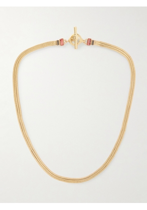 Roxanne Assoulin - The Slinky Gold-tone Crystal Necklace - One size