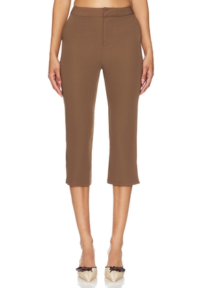 Lovers and Friends Natasha Cropped Pant in Brown. Size S. Also in XS.