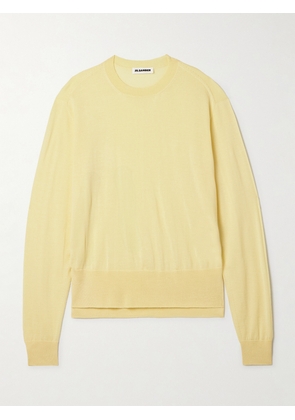 Jil Sander - Cashmere, Wool And Silk-blend Sweater - Yellow - FR 34,FR 36,FR 38,FR 40,FR 42,FR 44