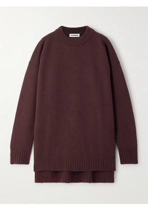 Jil Sander - Oversized Wool Sweater - Burgundy - FR 34,FR 36,FR 38,FR 40,FR 42,FR 44