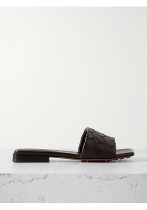 Bottega Veneta - Riva Intrecciato Leather Slides - Brown - EU 36,EU 37,EU 38,EU 39,EU 40,EU 41