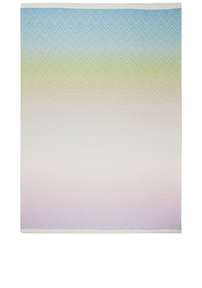 Missoni Home Ciro Throw in Blue.
