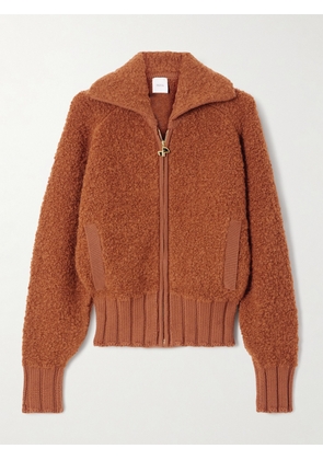Patou - Wool-blend Bouclé Cardigan - Brown - x small,small,medium,large,x large