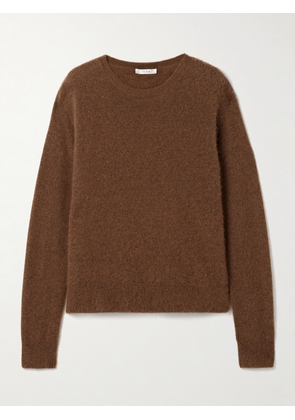 The Row - Lorynna Cashmere And Silk-blend Sweater - Brown - xx small,x small,small,medium,large,x large