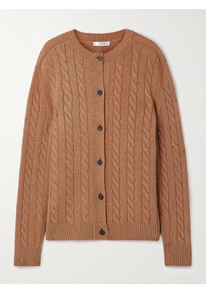 The Row - Loneke Cable-knit Wool Cardigan - Neutrals - xx small,x small,small,medium,large,x large