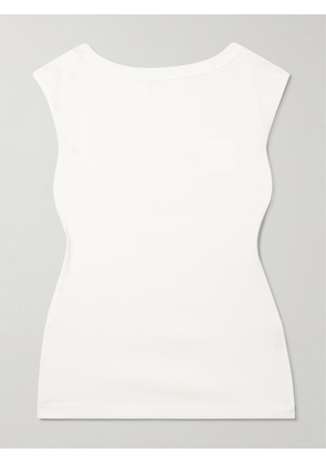 ST. AGNI - Organic Cotton-jersey Top - White - xx small,x small,small,medium,large,x large