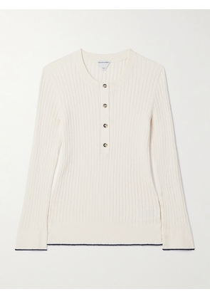 Bottega Veneta - Ribbed Cotton-blend Bouclé Top - White - XXS,XS,S,M,L,XL