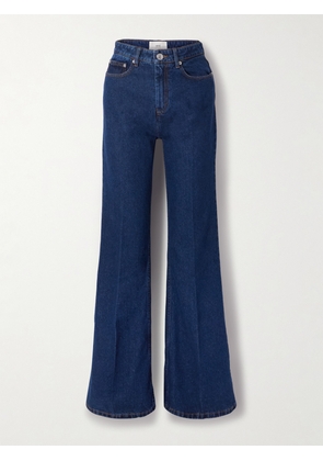 AMI PARIS - High-rise Flared Jeans - Blue - 25,26,27,28,29,30,31,32,33