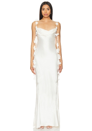 NBD Inaya Gown in Cream. Size L. Also in XL.