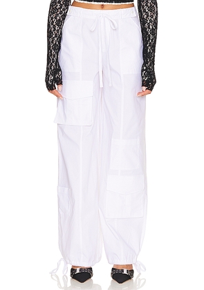 Lovers and Friends Maci Cargo Pant in White. Size XS. Also in XXS.