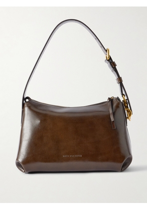 Dries Van Noten - Small Leather Shoulder Bag - Gray - One size