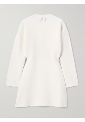 WARDROBE.NYC - + Rhw Ponte Mini Dress - Ivory - x small,small,medium,large,x large