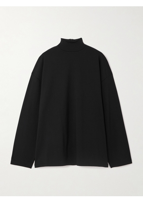 WARDROBE.NYC - Jersey Turtleneck Top - Black - x small,small,medium,large,x large