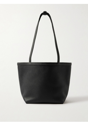 The Row - Park Medium Textured-leather Tote - Black - One size