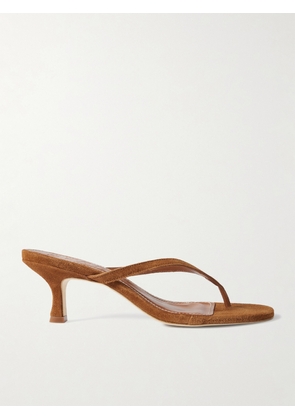 STAUD - Freja Suede Sandals - Brown - IT35,IT35.5,IT36,IT36.5,IT37,IT37.5,IT38,IT38.5,IT39,IT39.5,IT40,IT40.5,IT41,IT41.5,IT42