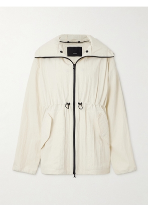 WARDROBE.NYC - Crinkled-shell Jacket - Ivory - XXS/XS,S/M,L/XL