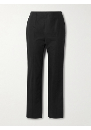 Carolina Herrera - Emilie Cotton-blend Slim-leg Pants - Black - US0,US2,US4,US6,US8,US10