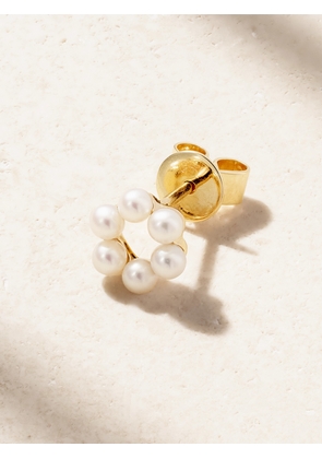 Sophie Bille Brahe - Petite Luna 14-karat Recycled Gold Pearl Earrings - One size