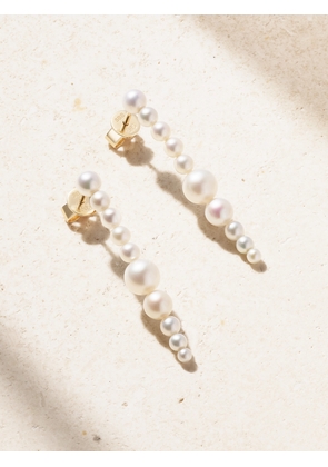 Sophie Bille Brahe - Sienna Moon 14-karat Recycled Gold Pearl Earrings - One size