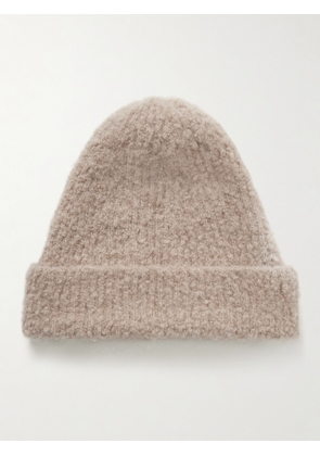 The Row - Leomir Cashmere, Alpaca And Silk-blend Beanie - Neutrals - XS/S,M/L