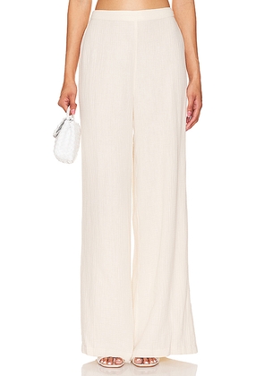 LSPACE Santos Pant in Cream. Size L. Also in S, XS, M, XL.