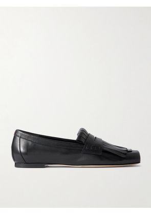 Aeyde - Belen Fringed Leather Loafers - Black - 36,36.5,37,37.5,38,38.5,39,39.5,40,40.5,41,41.5,42