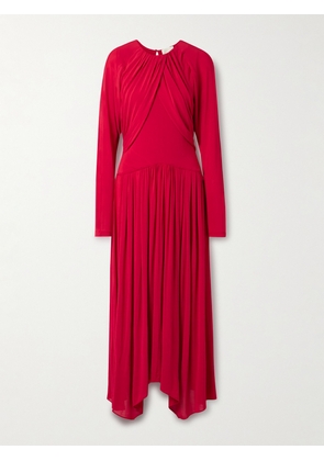 Isabel Marant - Galina Asymmetric Gathered Draped Stretch-jersey Dress - FR 34,FR 36,FR 38,FR 40,FR 42,FR 44