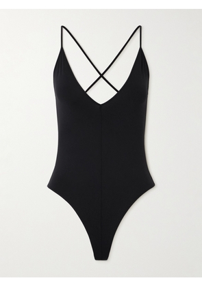 WARDROBE.NYC - Stretch-jersey Thong Bodysuit - Black - x small,small,medium,large,x large